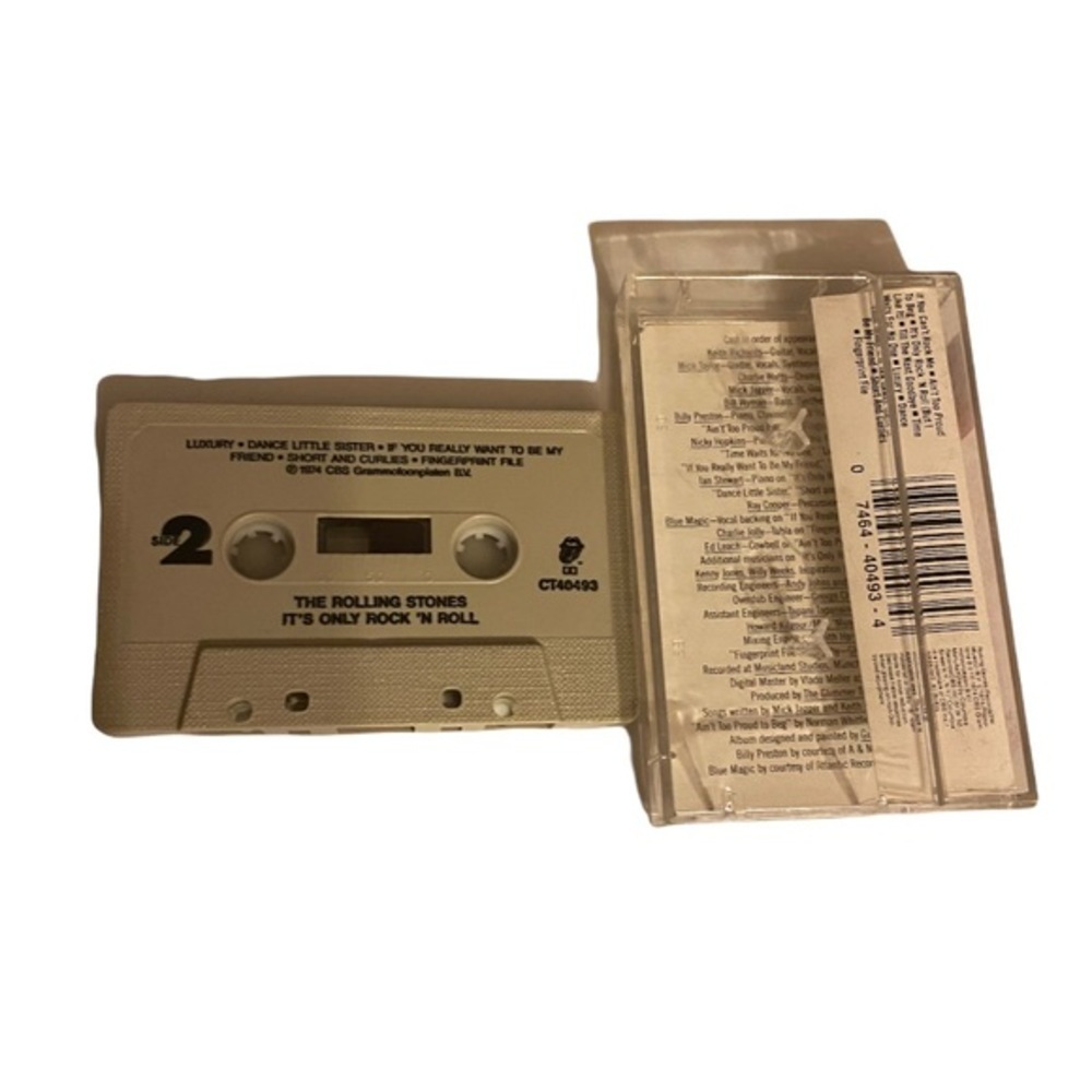 The Rolling Stones It's Only Rock and Roll vintage cassette tape. - Picture 4 of 5